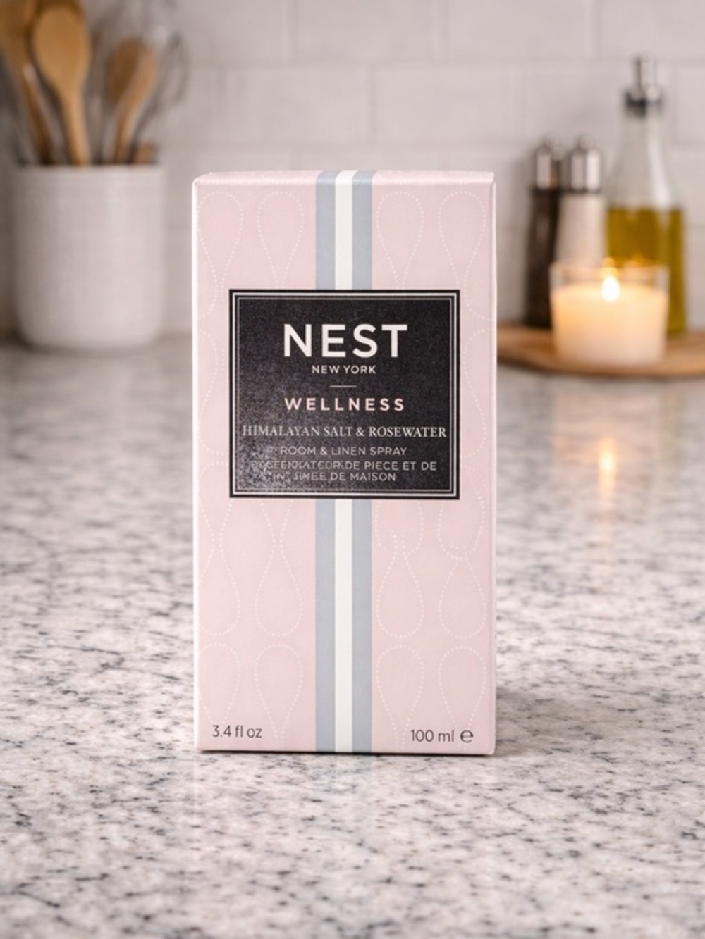NEST New York Himalayan Salt & Rosewater Room Linen Spray 3.4 oz 🎀 BNIB